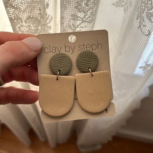 Clay earrings